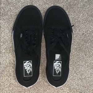 black and white vans